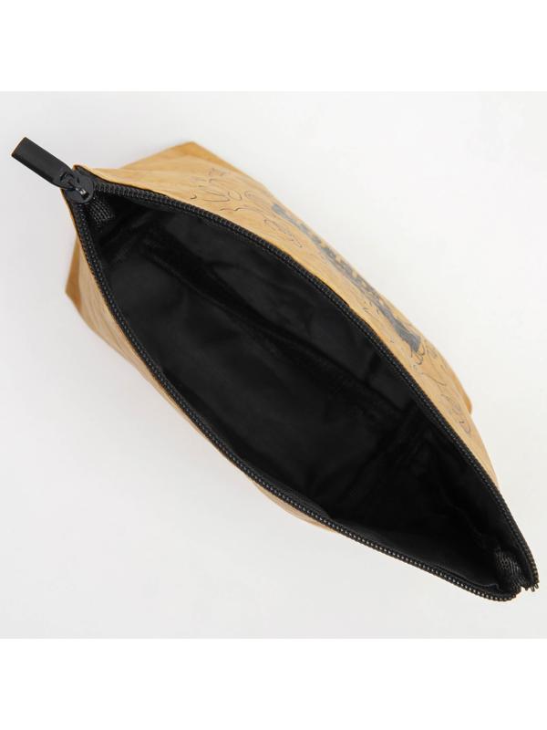 Крафтовая косметичка «Живи мечтой», размер 11х17 см