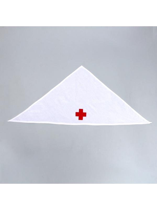 Косынка медсестры, цвет белый