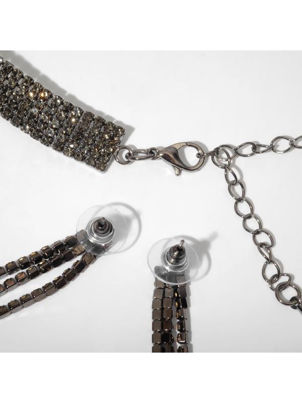 Набор 2 предмета: серьги, колье 