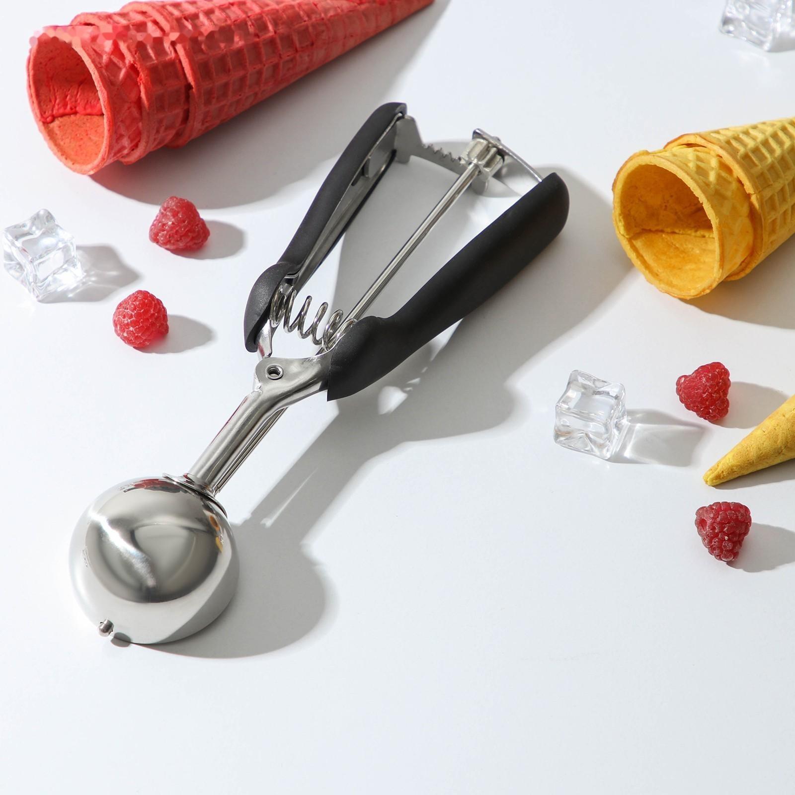 Ложка для мороженого Adagio d=4,8 см, цвет серебряный