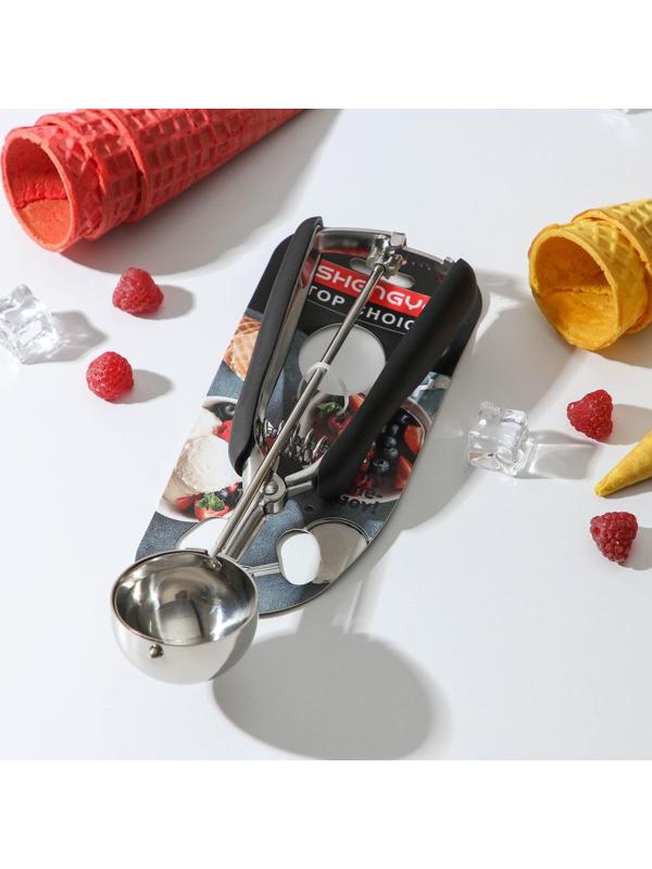 Ложка для мороженого Adagio d=4,8 см, цвет серебряный