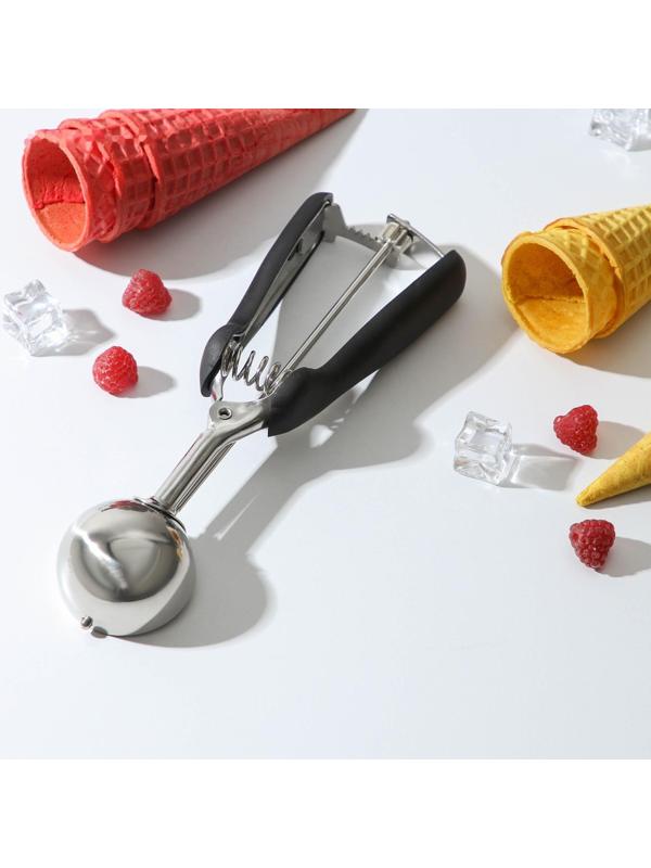 Ложка для мороженого Adagio d=4,8 см, цвет серебряный