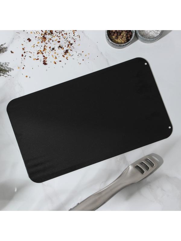 Противень для разморозки продуктов Доляна, 35,5×20,5 см, цвет чёрный