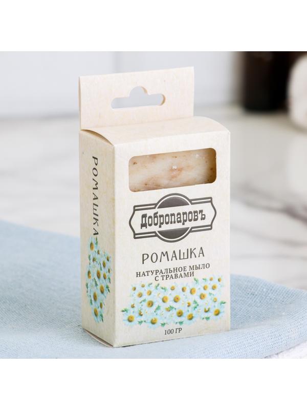 Мыло банное натуральное с травами в коробке 