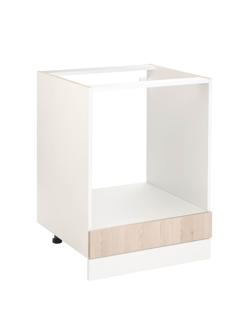 Шкаф напольный для духового шкафа Комфорт 600х580х820 Сосна Аланд/Белый