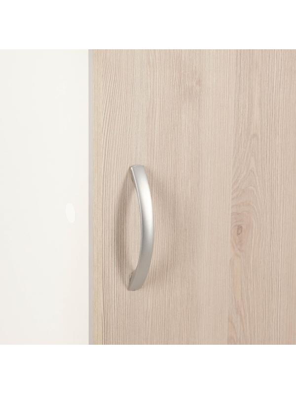 Пенал напольный Комфорт 400х580х2170 Сосна Аланд/Белый