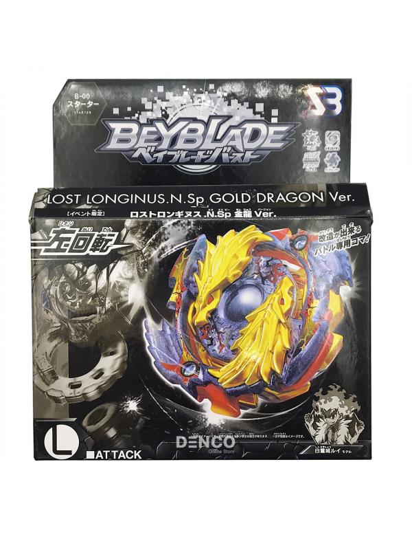 Волчок Beyblade Burst Луинор Золотой Дракон (Lost Longinus Gold Dragon) B-00