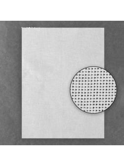 Канва для вышивания, №14, 30 × 40 см, цвет белый