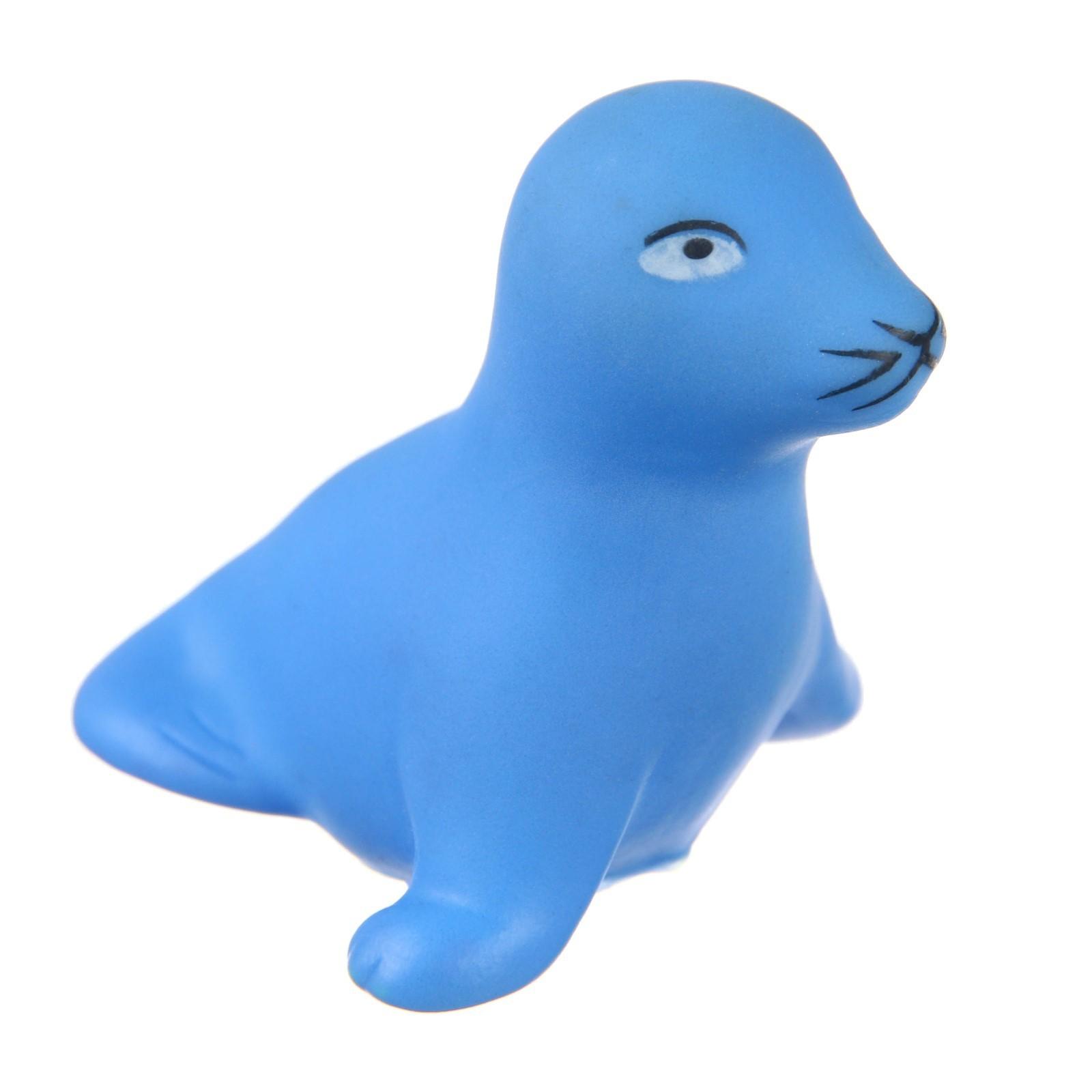 Набор игрушек для игры в ванне «На острове», с пищалкой, 8 шт