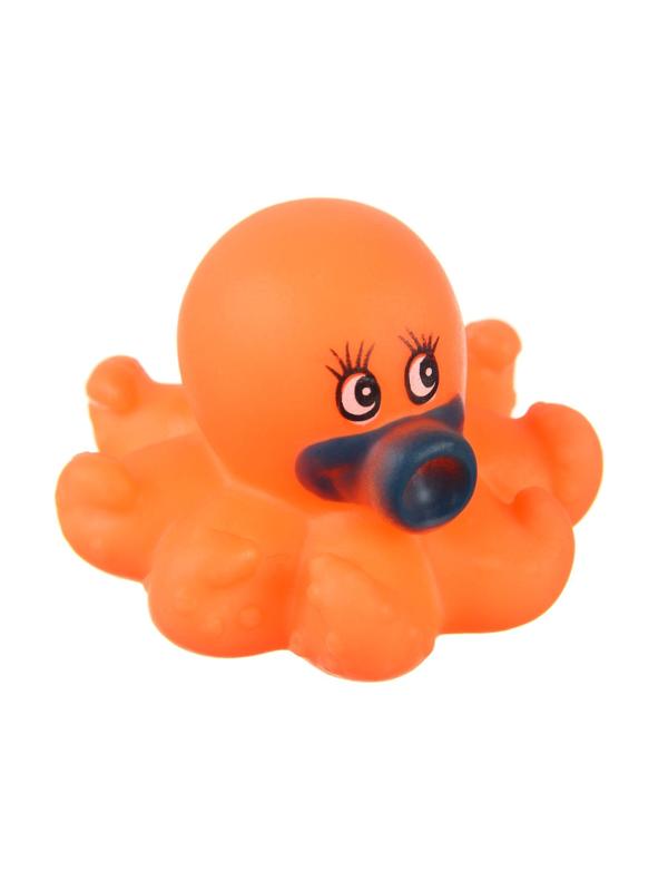 Набор игрушек для игры в ванне «На острове», с пищалкой, 8 шт