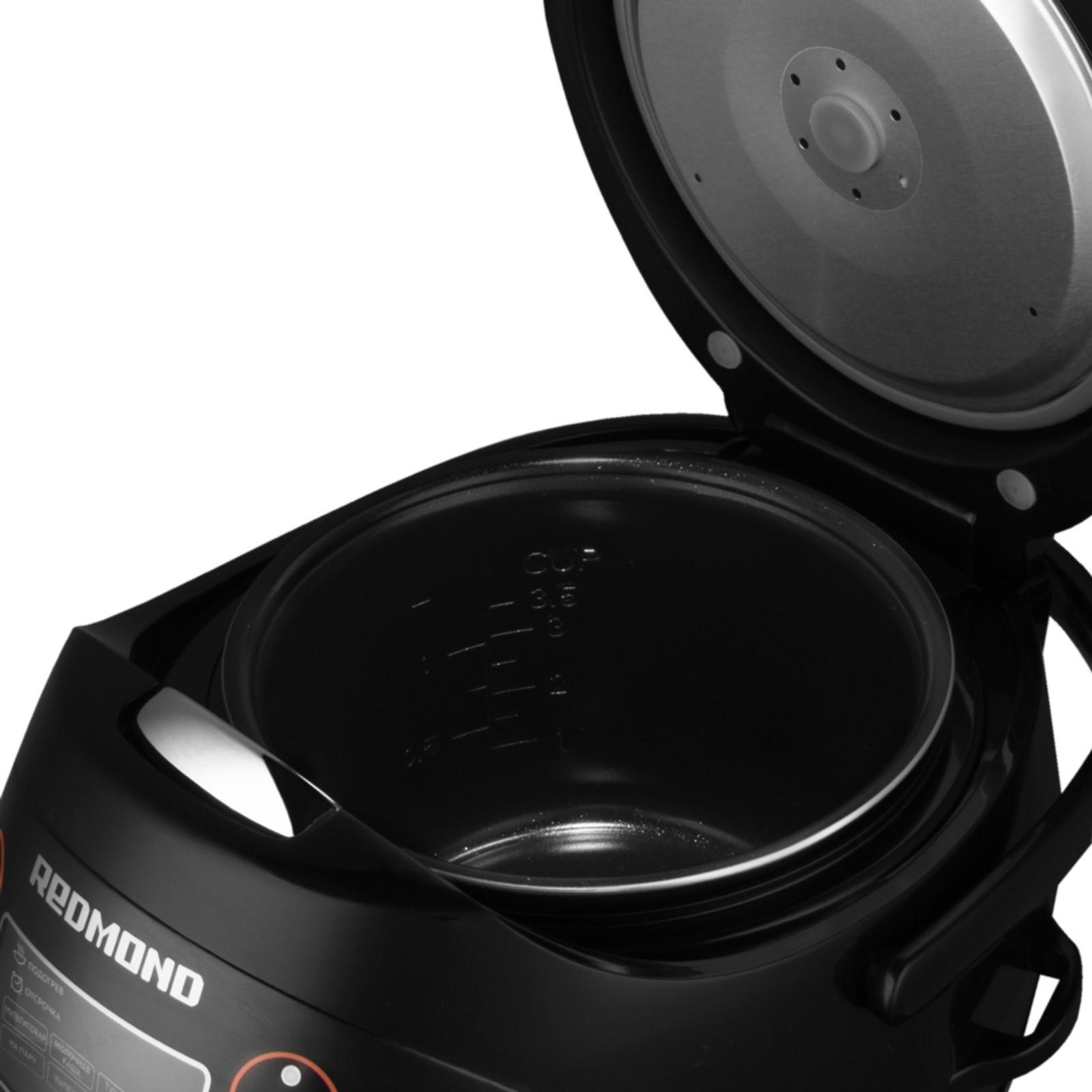 Мультиварка REDMOND RMC-03, 350 Вт, 2 л, 9 программ, керамическое покрытие, чёрная