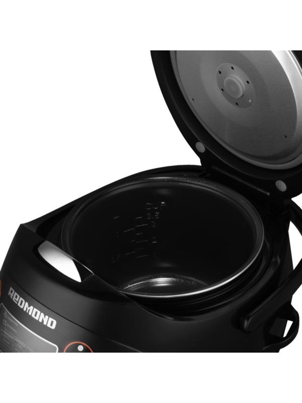 Мультиварка REDMOND RMC-03, 350 Вт, 2 л, 9 программ, керамическое покрытие, чёрная