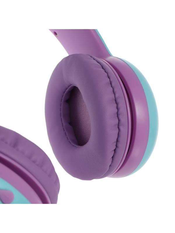 Детские наушники Perfeo KIDS, беспроводные, накладные, микрофон, BT 5.0, 300 мАч, голубые