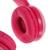 Детские наушники Perfeo KIDS, беспроводные, накладные, микрофон, BT 5.0, 300 мАч, розовые