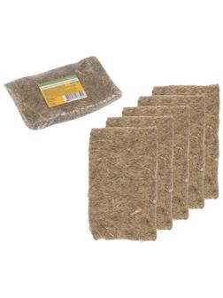 Коврик льняной для выращивания микрозелени, 10 × 15 см, набор 5 шт.