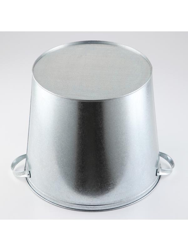 Бак для белья 32 л, оцинкованный, без решетки ,