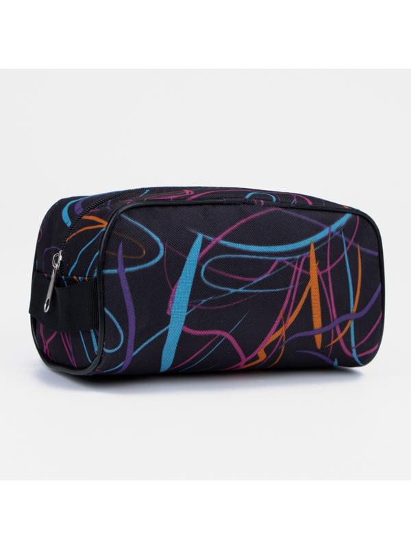 Косметичка на молнии, цвет синий