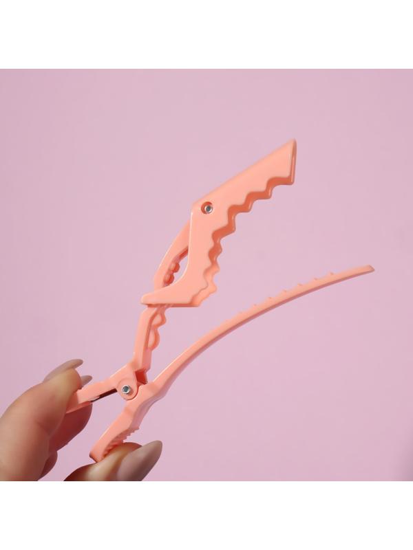 Набор зажимов для волос, 11 см, 2 шт, цвет МИКС