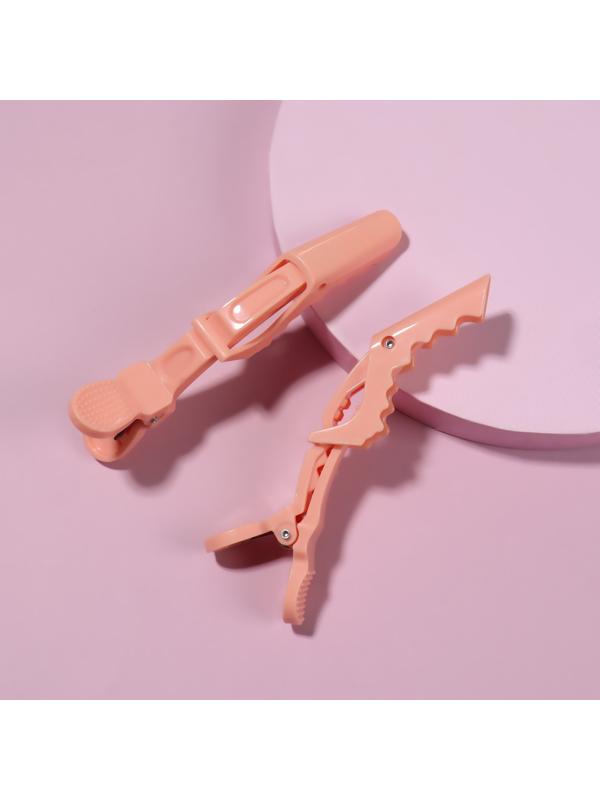 Набор зажимов для волос, 11 см, 2 шт, цвет МИКС