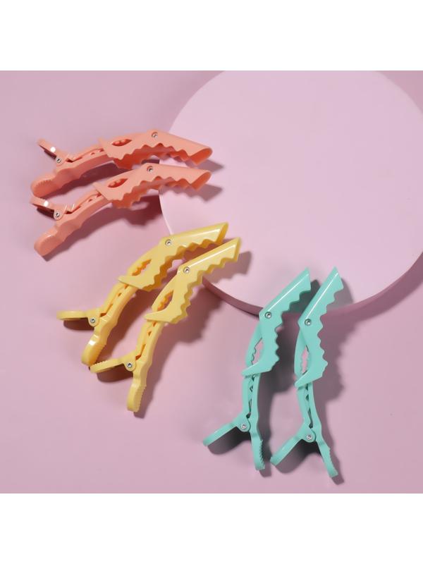 Набор зажимов для волос, 11 см, 2 шт, цвет МИКС