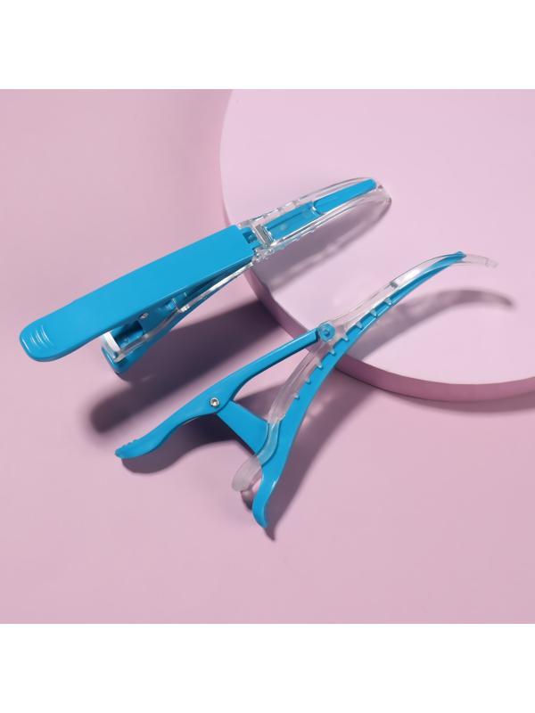 Набор зажимов для волос, 13,7 см, 2 шт, цвет МИКС