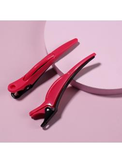 Набор зажимов для волос, 11 см, 2 шт, цвет МИКС