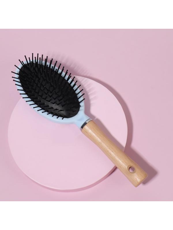 Расчёска массажная, 7 × 24 см, цвет МИКС