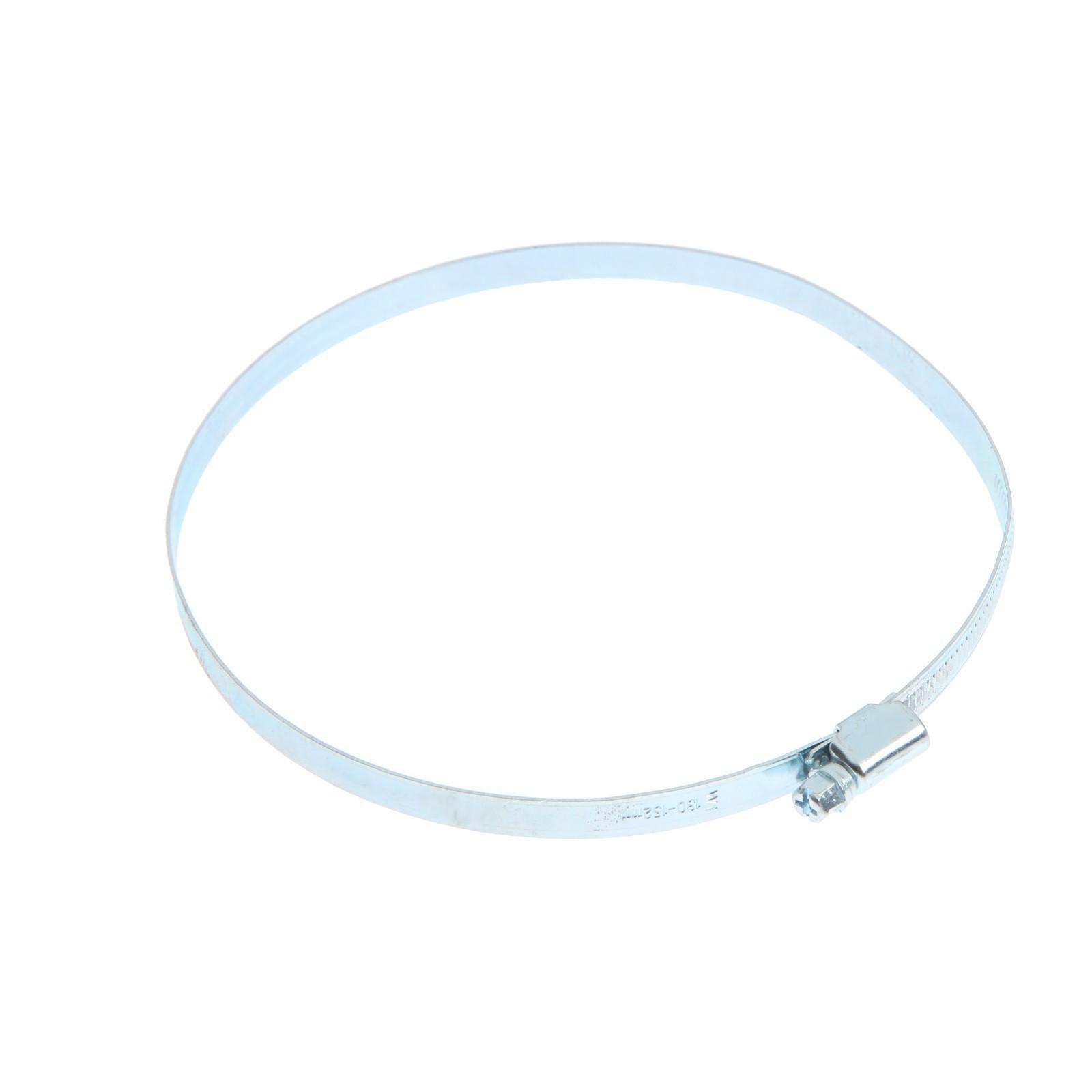 Хомут червячный ZEIN, несквозная просечка, диаметр 130-152 мм, ширина 9 мм, оцинкованный