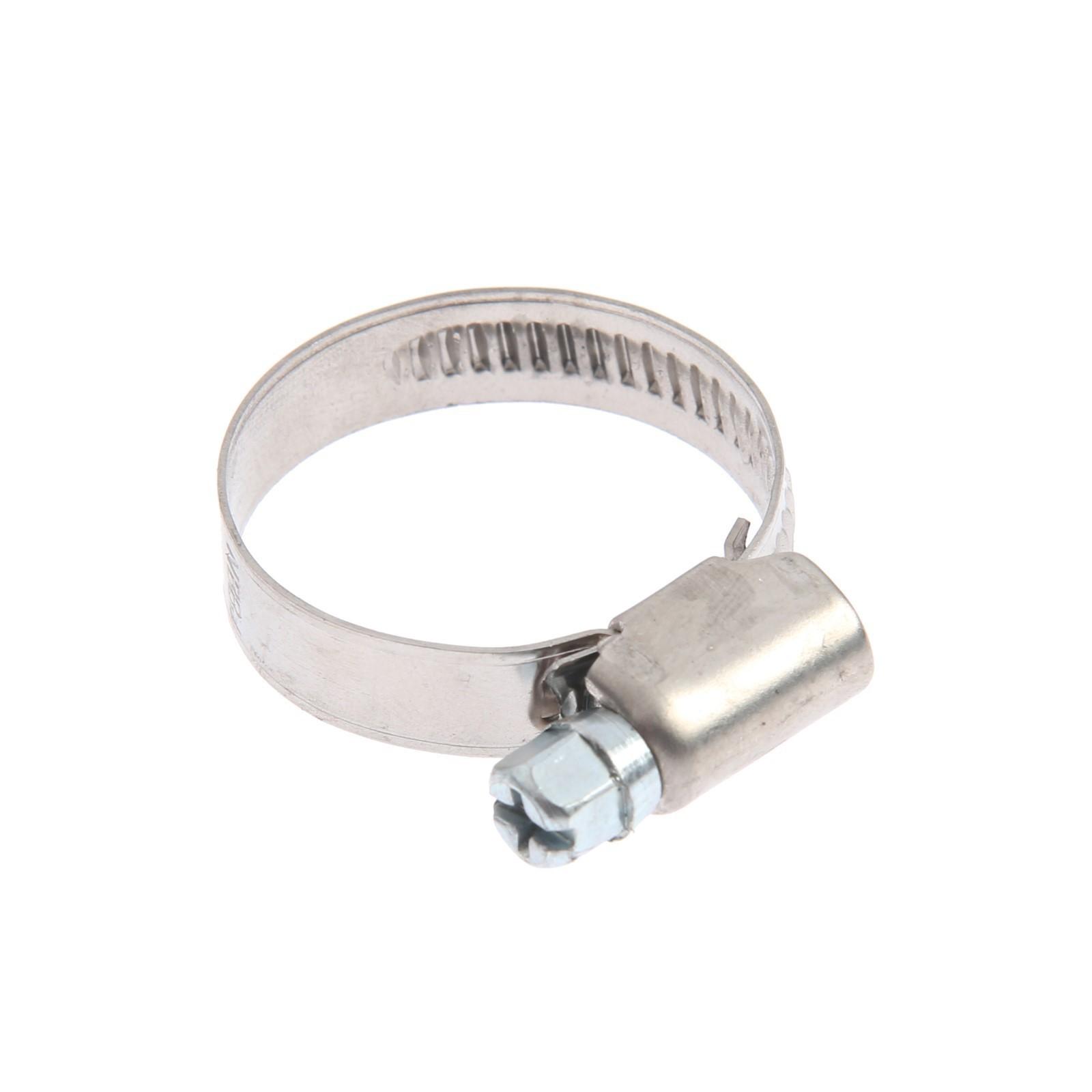 Хомут червячный ZEIN, диаметр 20-32 мм, ширина 9 мм, нержавеющая сталь