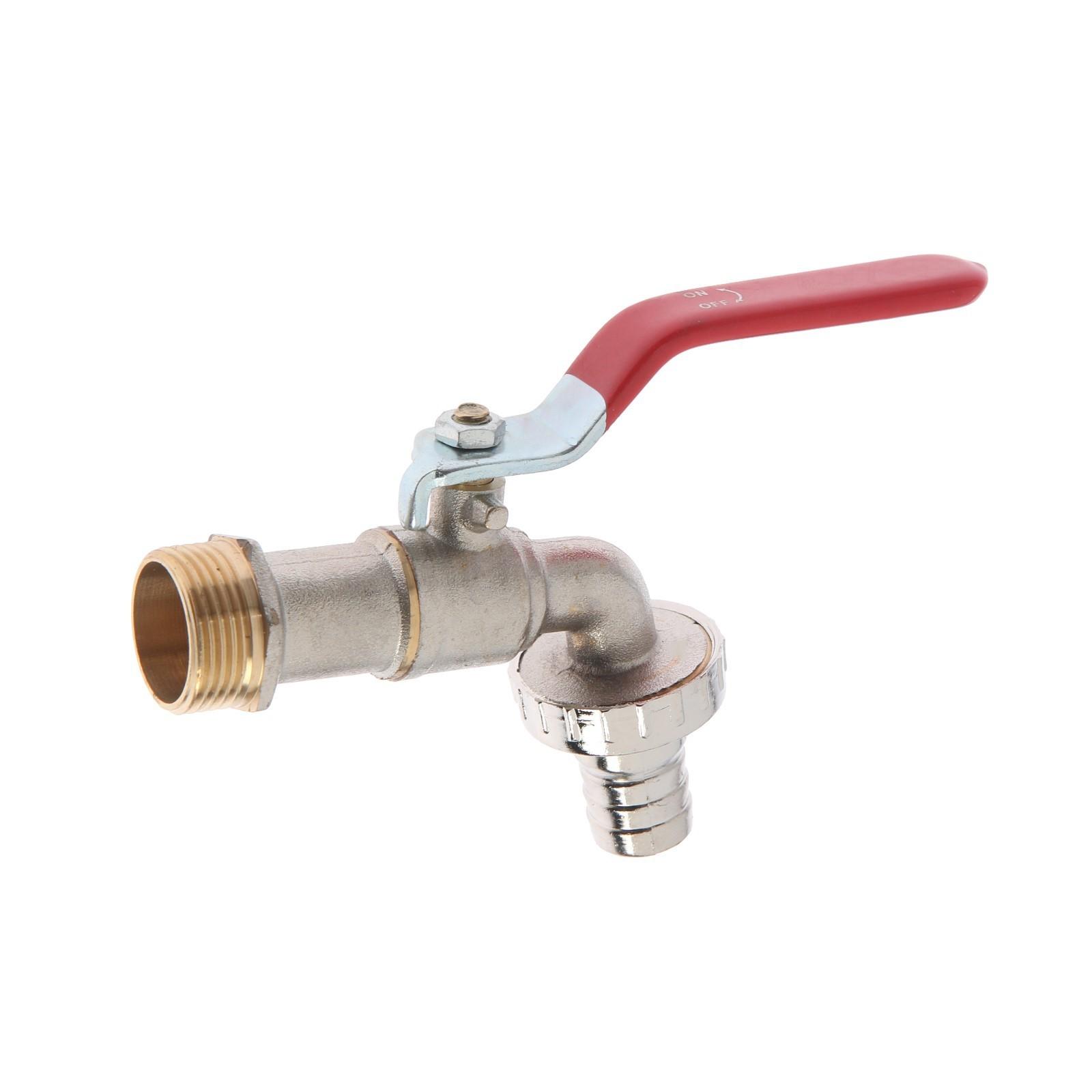 Кран водоразборный со штуцером ZEIN, 3/4