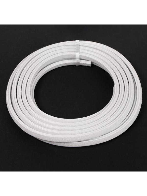 Защитная накладка на контур двери, металлический сердечник, 5 м, белый