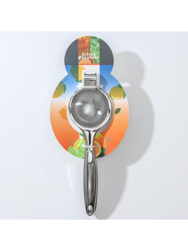 Соковыжималка ручная Steel, нержавеющая сталь, цвет хромированный