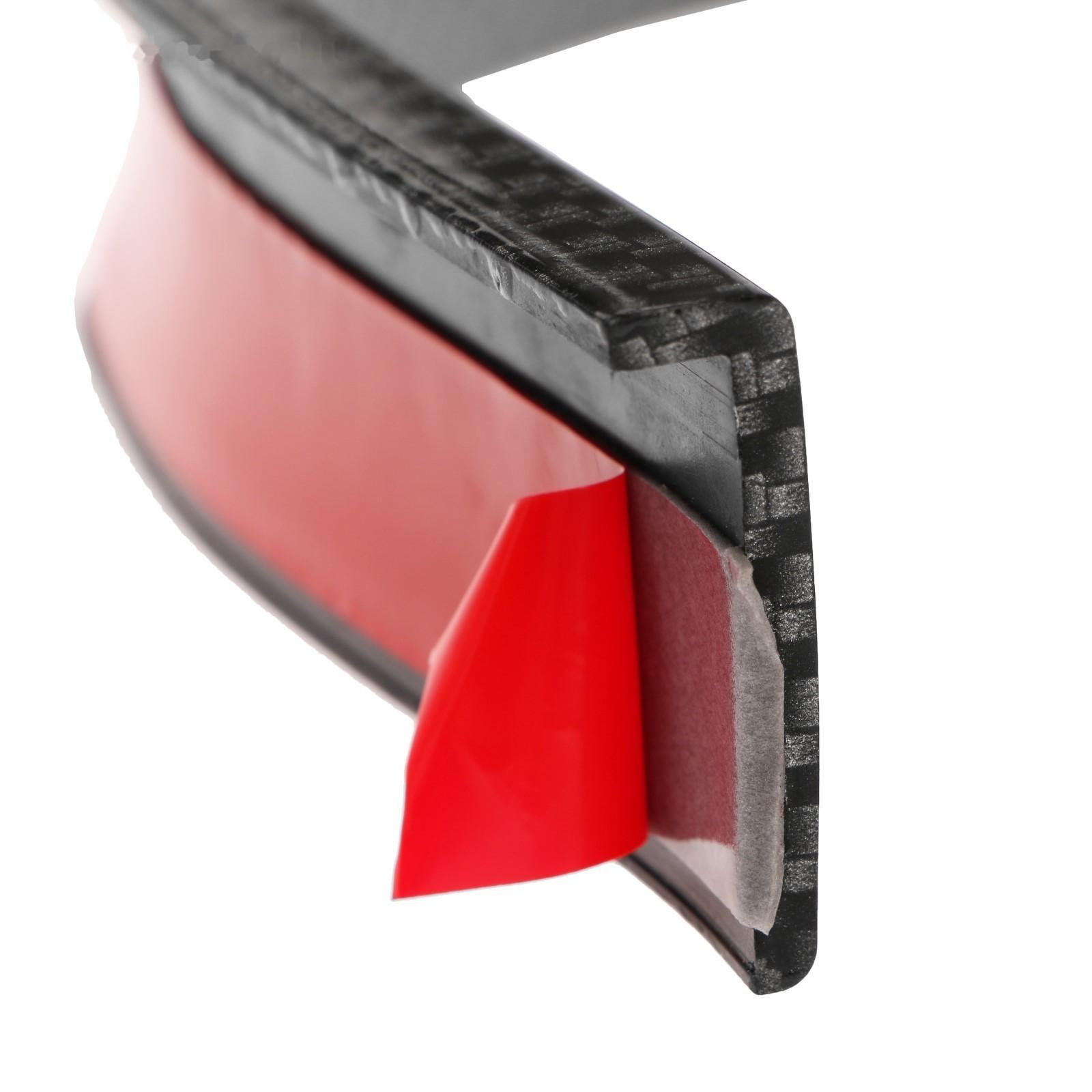 Клейкая лента для защиты колесных арок, 3.8 см × 1.5 м, под карбон