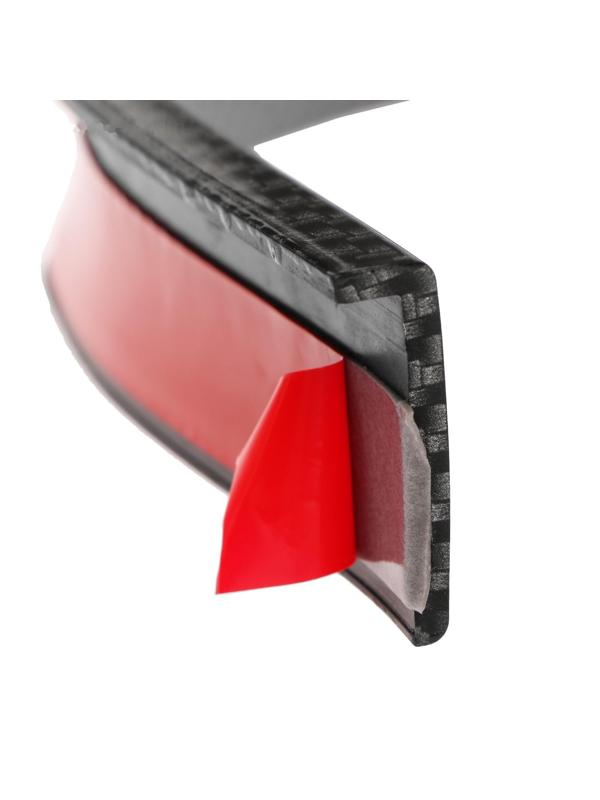 Клейкая лента для защиты колесных арок, 3.8 см × 1.5 м, под карбон