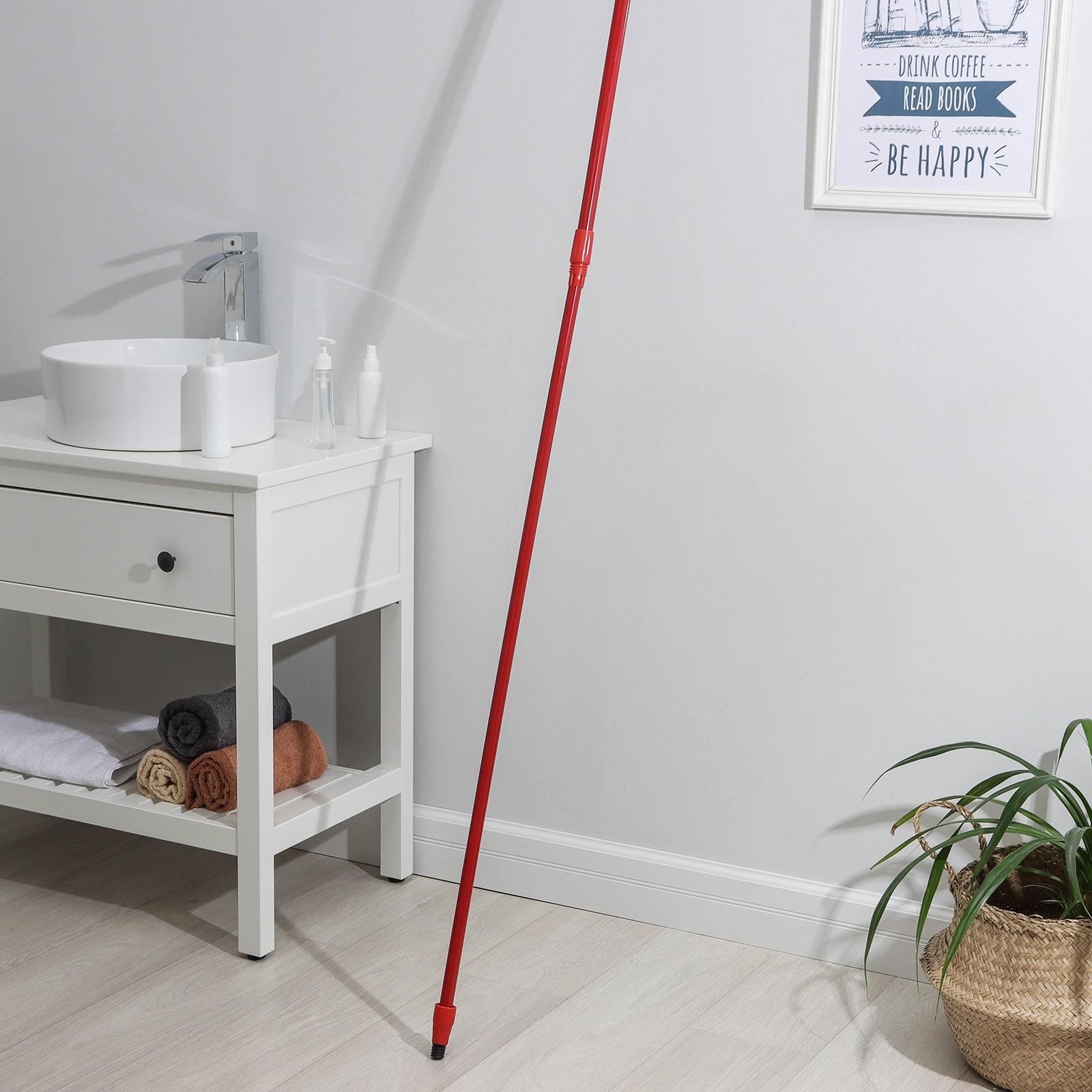 Черенок металлический, телескопический, 137-237 см, с еврорезьбой