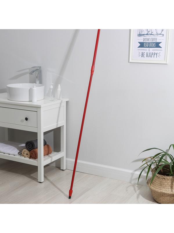 Черенок металлический, телескопический, 137-237 см, с еврорезьбой