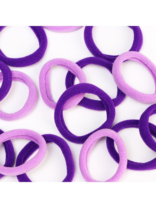 Набор резинок для волос в банке 20 шт, фиолетовые, WINX