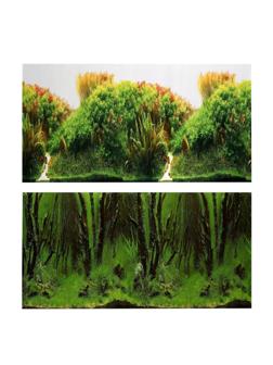 Фон для аквариума двухсторонний, 40 х 75 см