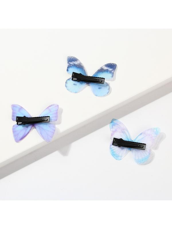 Заколки для волос бабочки «Нежность в каждом моменте», 3 шт.