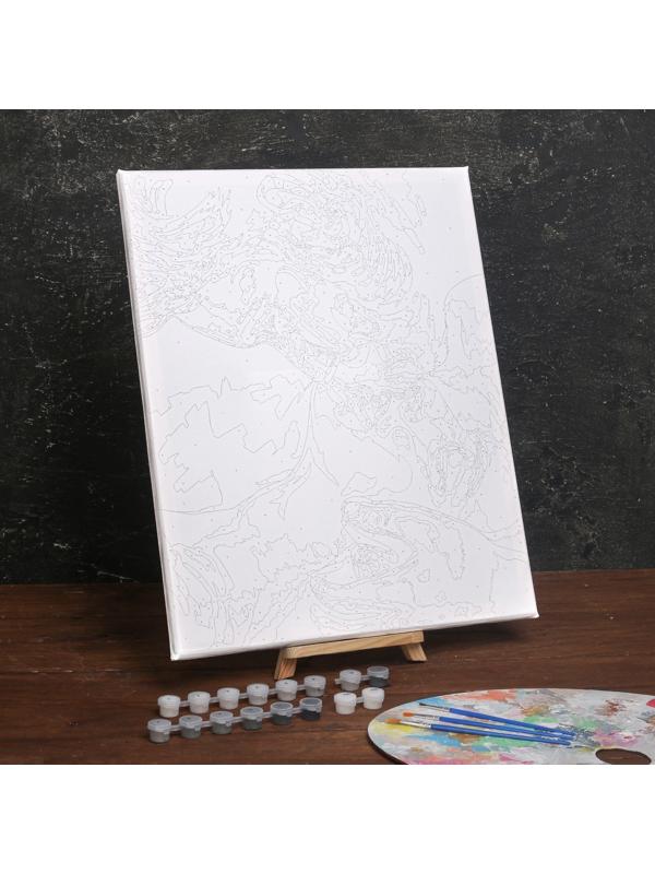 Картина по номерам на холсте с подрамником «Поцелуй» 40х50 см