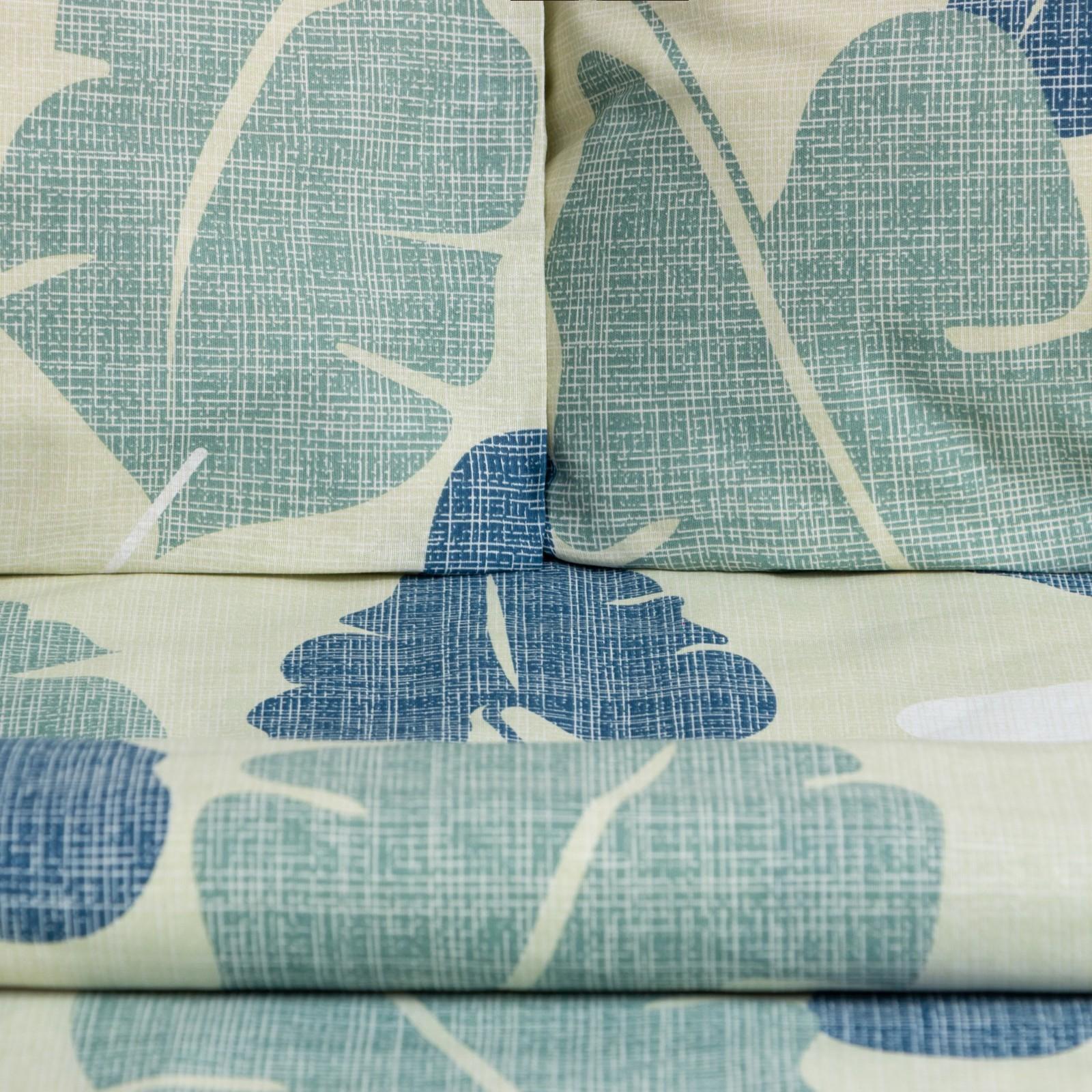 Постельное бельё Этель 1.5 сп «Листья нимфеи» 143х215 см,150х214 см, 70х70 см 2 шт