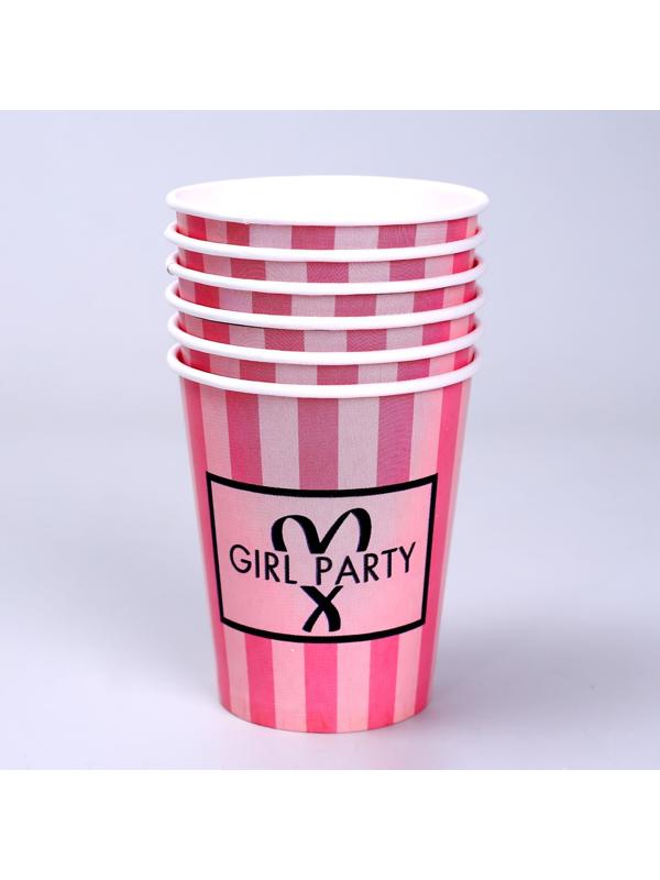Стакан бумажный Birthday secret, набор 6 шт, 250 мл