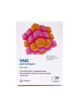 Витаминно-минеральный комплекс для женщин Витатека VMC, 30 капсул по 0.817 г