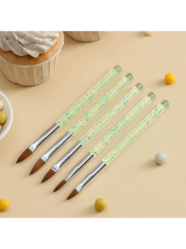 Набор кондитерских кисточек для декорирования «Сияние», 5 шт
