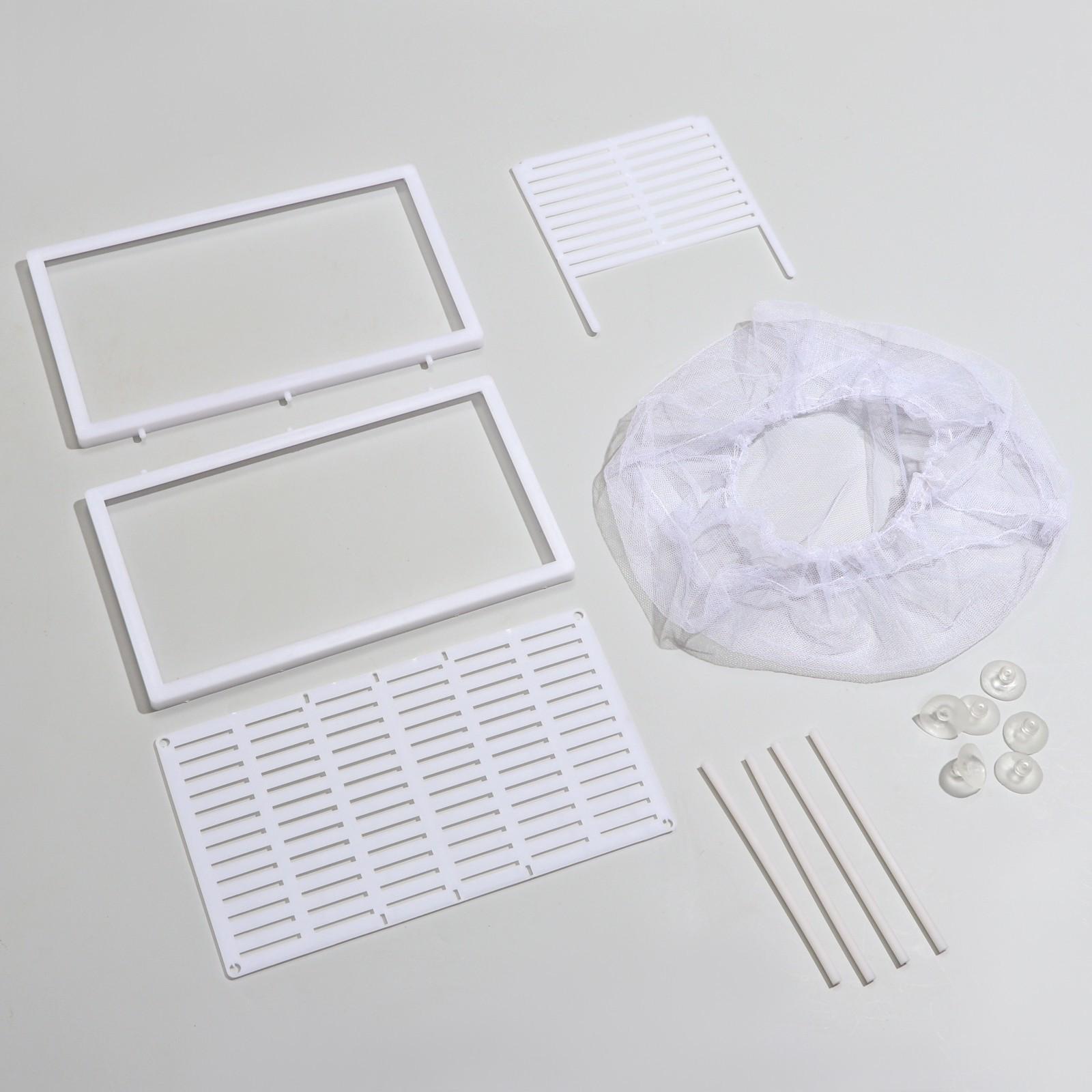 Отсадник большой с перегородкой и пластиковым дном, 26 х 15 х 15 см