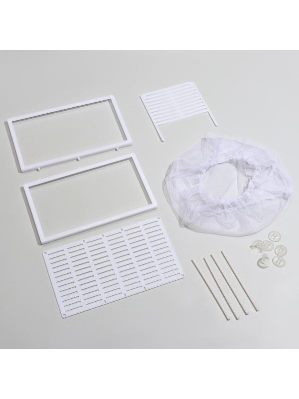 Отсадник большой с перегородкой и пластиковым дном, 26 х 15 х 15 см