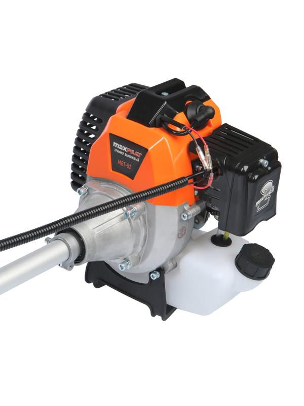 Триммер бензиновый MAXPILER MGT-52, 2Т, 2.3 л.с., 52 см3, 8100 об/мин, леска/нож