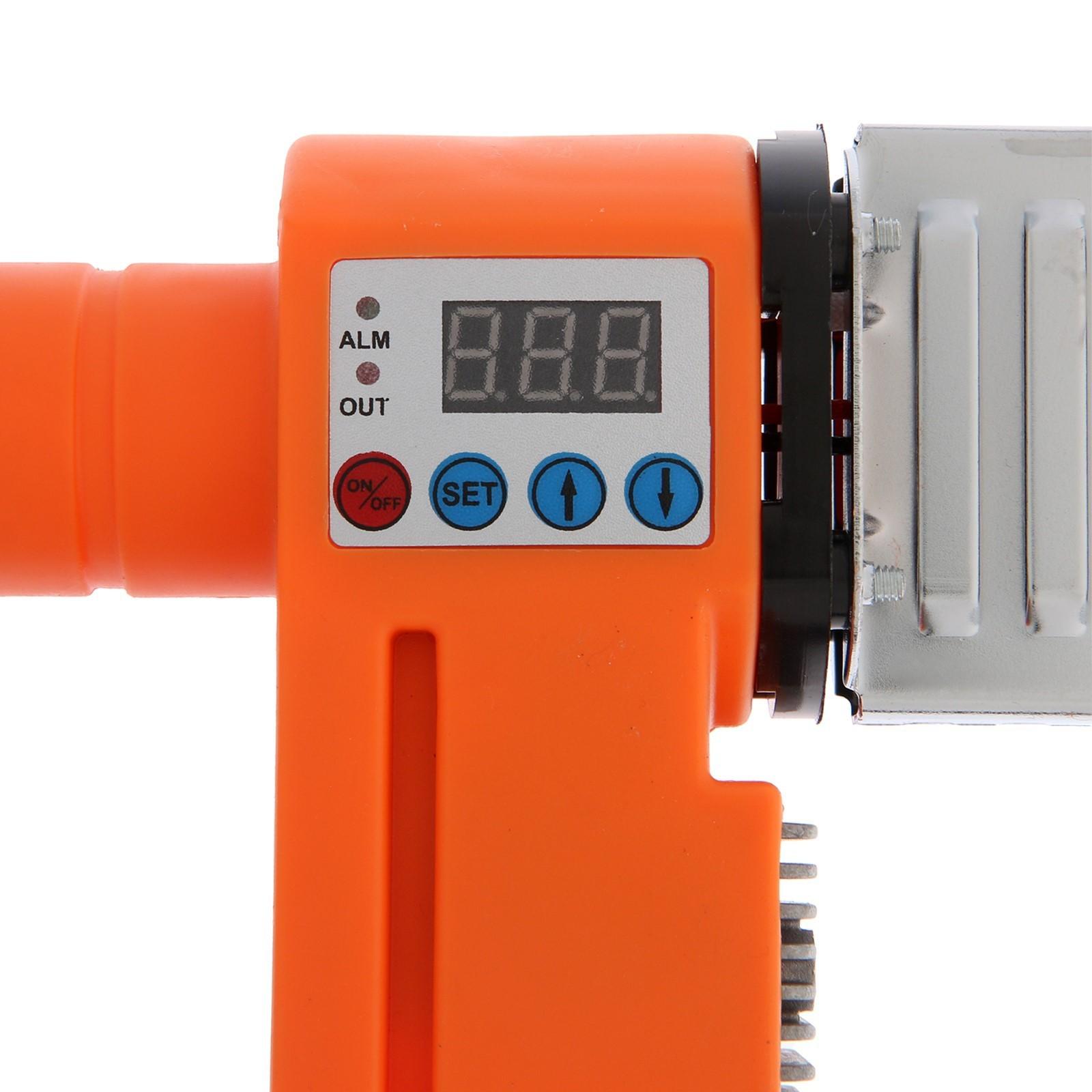 Аппарат для сварки пластиковых труб MAXPILER, 800 Вт, ЖК-дисплей, 300°С, насадки 20,25,32 мм