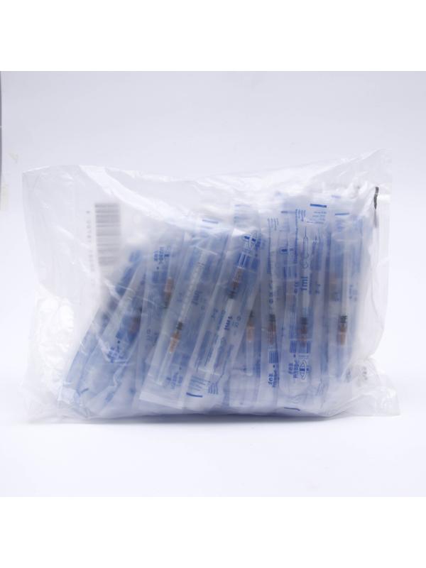 Шприц инсулиновый 1,0 мл Китай 3-х компонентный с иглой 26G Бейджинг