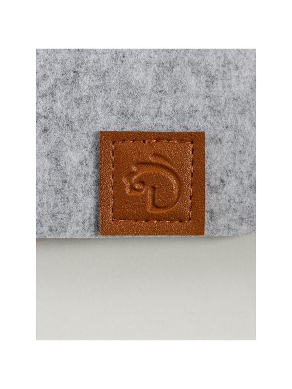 Дорожка на стол Доляна «Грэй», 40×150 см, толщина 4 мм, цвет светло-серый